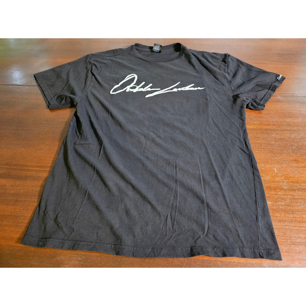 Crooks & Castles T-Shirt Mens Large Black October London Rebirth Tour 2023